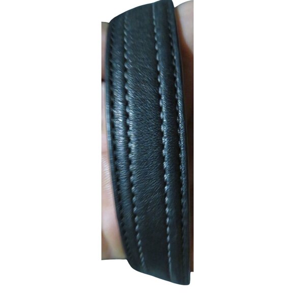 Coach 2007 Black Leather Hampton Demi Baguette Hobo Satchel Bag 8A64 - Picture 8 of 10